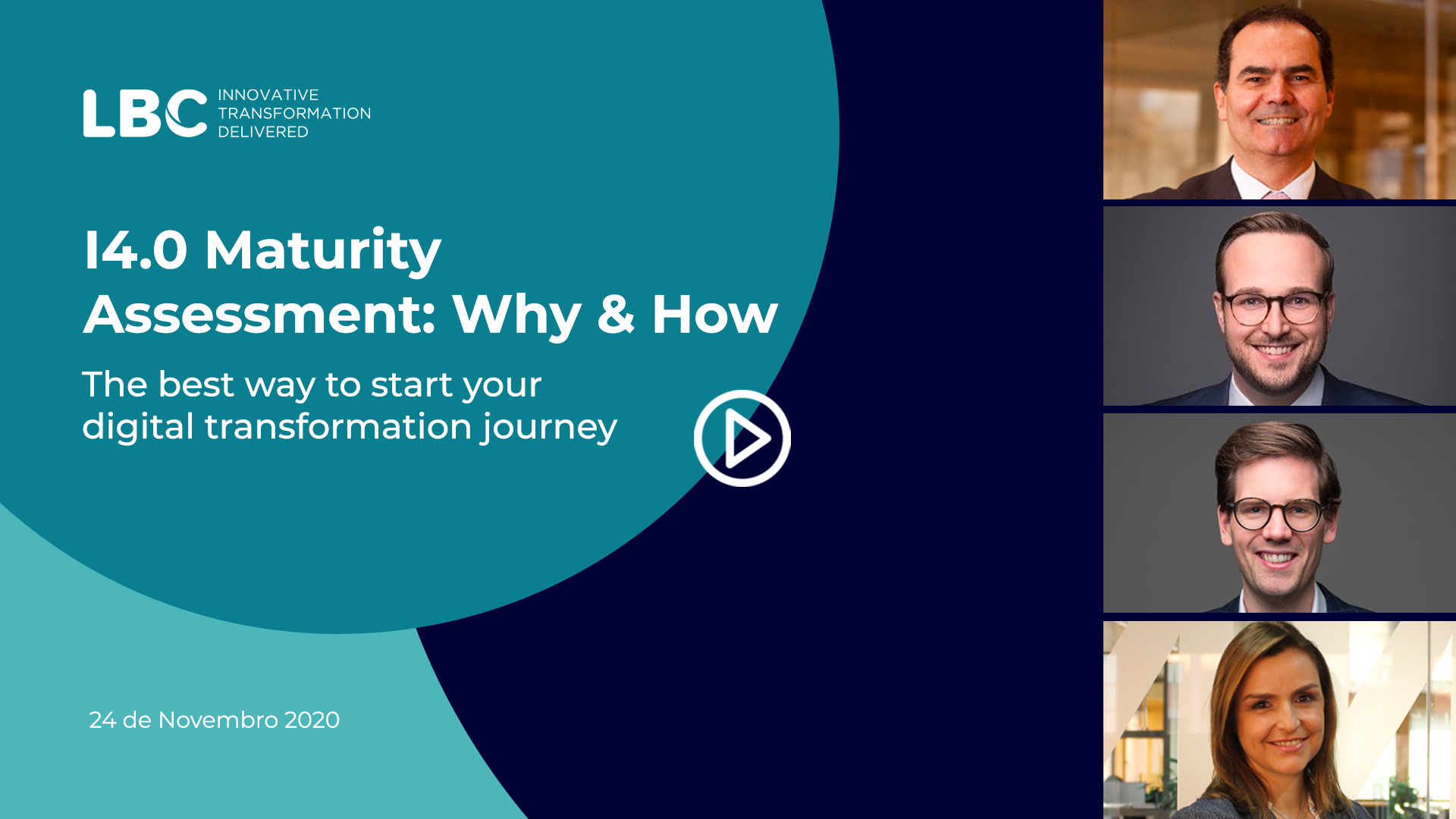 Capa do webinar maturity assessment